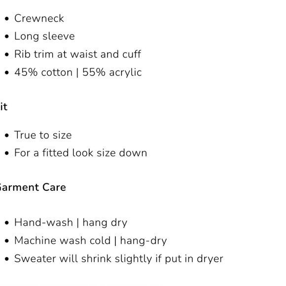 ellsworth+ivey Kids Girls Crewneck Sweater ORC size 6 Ivory NWOT - Picture 6 of 7